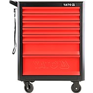 YATO Mobile workshop cabinet 7 drawers black/red - Tool trolley