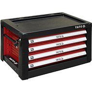YATO Workshop cabinet 4 drawers 690x465x400mm red - Tool Case