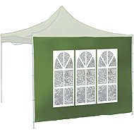 CATTARA Sidewalls for gazebo WINDOW 2 x 3m 420D WATERPROOF, green - Gazebo tent