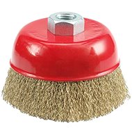 VOREL Front wire brush 100 mm with wire mesh - Sanding Brush