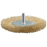 VOREL Side wire brush with drill attachment 100 mm wire mesh - Sanding Brush