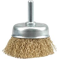 VOREL Front wire brush with drill attachment 50 mm wire mesh - Sanding Brush