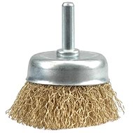 VOREL Wire brush front with drill attachment 75 mm, wire mesh - Sanding Brush
