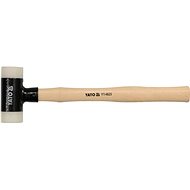 YATO Rubber mallet, rubber striking head, wooden handle 265 g - Mallet