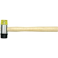 VOREL Trowel, metal/rubber head, wooden handle 300 g - Mallet