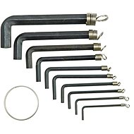 VOREL Allen wrenches 1,5 - 10 mm in set TO-56390 - Hex Key Set