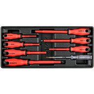 YATO Socket insert - set of electrician's screwdrivers, 1000V, 8pcs - Tool Organiser