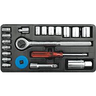 VOREL Gola set 3/8" 20 pcs TO-58210 - Socket Wrench Set