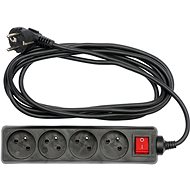 VOREL Kabel prodlužovací 1,5 m vypínač 4 zásuvky - Extension Cable