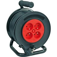 VOREL Extension cable 50 m 4 sockets type E drum TO-82685 - Extension Cable