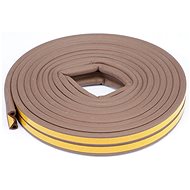 VOREL Self-adhesive window and door seals 9x5,5mm TYPE P brown 6M - Window Seals