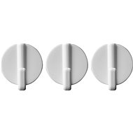 VOREL Wall hooks, self-adhesive 3pcs, weight 1kg - Adhesive Hook