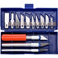 VOREL Set of precision knives with blades 16 pcs TO-76305 - Model Making Accessories