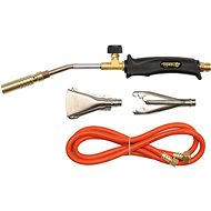 VOREL Plumbing soldering set, torch with regulation, hose, 2x exchangeable extension - Gas Burner