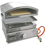 CATTARA NAPOLI tabletop gas grill + pizza oven + grill plate - Grill