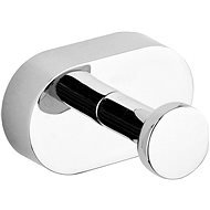 Oval Chrome Hook for Bathrobe - Bathroom Hook