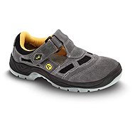 Vm Footwear Sandál bezpečnostní kožený s textilem BERN Š 2885SN – S1ESD - Work Shoes