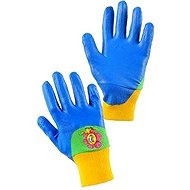 CXS rukavice DRAGO, dětské, máčené v nitrilu, modré - Work Gloves
