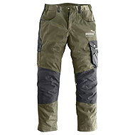 Puma Pracovní kalhoty Workwear Champ, olive/carbon - Work Trousers