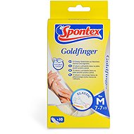 SPONTEX Goldfinger latexové rukavice jednorázové 10 ks - Work Gloves