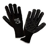 Rukavice antivibrační L290110P, černé - Work Gloves