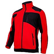 LAHTI PRO Bunda flísová se zesílením, červeno-černá - Work Jacket