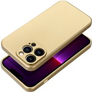 C4M Pouzdro Metallic pro iPhone 14 Plus, zlaté - Phone Cover