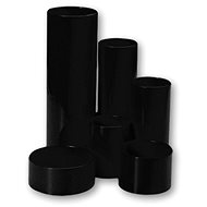 CONCORDE Plastic Six-piece, Black - Pencil Holder