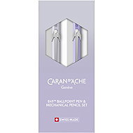 CARAN D'ACHE ballpoint pen 849 and mechanical pencil Blooming Lavender - Writing Set