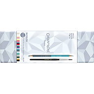 CARAN D'ACHE watercolour double-sided, with brush, 9 pcs / 18 colours - Coloured Pencils