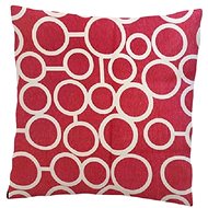 Kaptan Cushion Circles red 40×40 cm - Pillow
