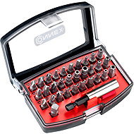 CONNEX 32-piece safety bit set
with magnetic holder - Bit Set