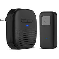 CONNECT IT DOORBELL wireless plug-in doorbell, black - Doorbell