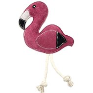 Cobbys Pet Flamingo 20 × 20 cm natural leather - Dog Toy