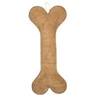 Cobbys Pet Bone 25 × 10 cm natural leather - Dog Toy