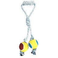 Cobbys Pet Rope loop with 2 tennis balls 30 cm - Dog Toy