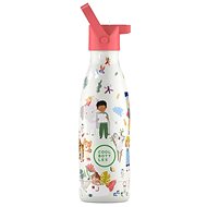 Cool Bottles Kids Curious Explorers triple layer 350 ml 3D stainless steel thermo bottle - Thermos