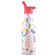 Cool Bottles Kids Sweet Mermaids triple layer 350 ml 3D stainless steel thermo bottle - Thermos