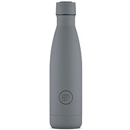 Cool Bottles stainless steel thermo bottle Pastel Grey triple layer 500 ml - Thermos