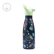 Cool Bottles Kids 3D Space Rockets, triple layer, 260 ml - Drinking Bottle
