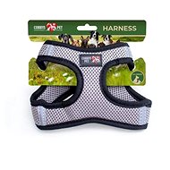 COBBYS PET Síťový vestový postroj šedý XS 28 - 33 cm - Harness