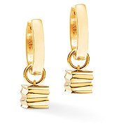 Coeur de Lion Wave Cube 0161/21-1600 - Earrings
