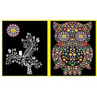 colourvelvet velvet plates - owl - Colouring Book