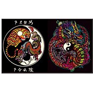 colourvelvet velvet plates - Yin Yang dragon - Colouring Book