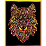 colourvelvet velvet picture - wolf - Colouring Book