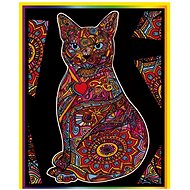colourvelvet velvet picture - cat - Colouring Book