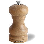 Cole & Mason Beech Capstan Salt Mill, Unfilled 12cm - Spice Grinder