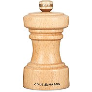 Cole & Mason Hoxton Natural Beech Pepper Mill 10.4cm - Spice Grinder