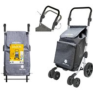 COLOMBO TROLL Bag 60 l grey thermo with wheels capacity 35 kg - Shopping Bag