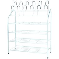 Compactor Metal Shoe Rack HARRY RAN6031 for 18 Pairs of Shoes - Shoe Rack